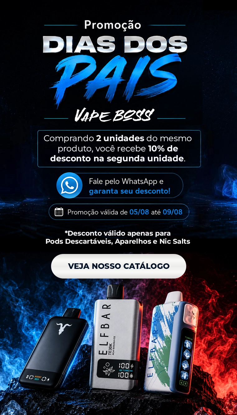 Banner Dia dos pais 2026 Vape Boss Mobile